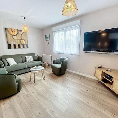 Bel Renove Au Coeur De Jullouville, 100m De La Plage, 1 Chambre, 4 Couchages, Parking Prive - Fr-1-361-72 公寓 瑞卢维尔莱潘