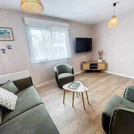 Bel Rénové Au Cœur De Jullouville, 100m De La Plage, 1 Chambre, 4 Couchages, Parking Privé - Fr-1-361-72 Jullouville-les-Pins